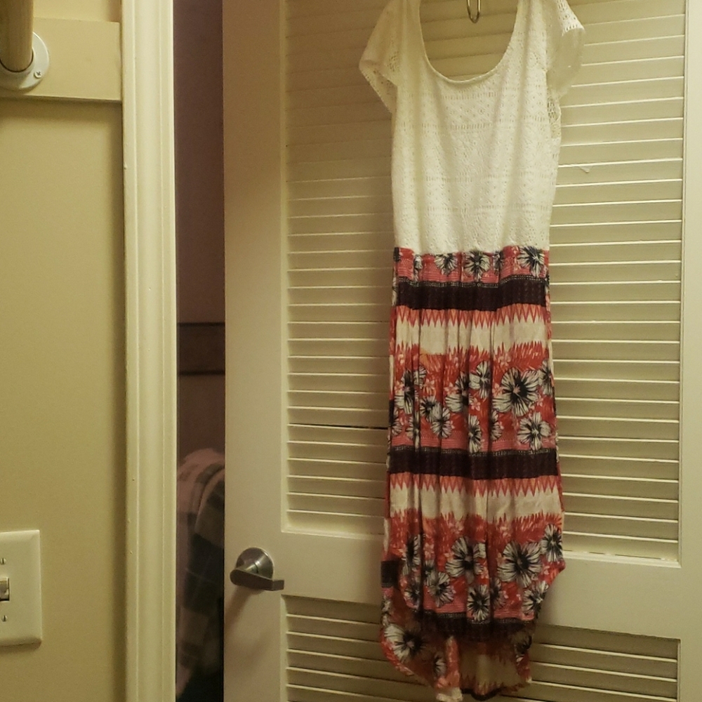 Hawaiian Print Dress